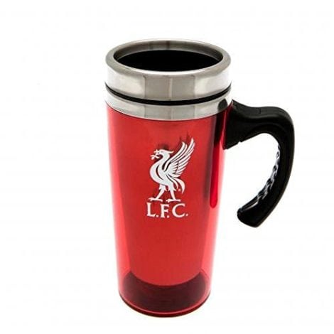 Official Liverpool FC Gifts presents a fantastic Christmas/birthday gift idea for men and boys – the Liverpool FC Official Football Gift Aluminium Travel Mug.