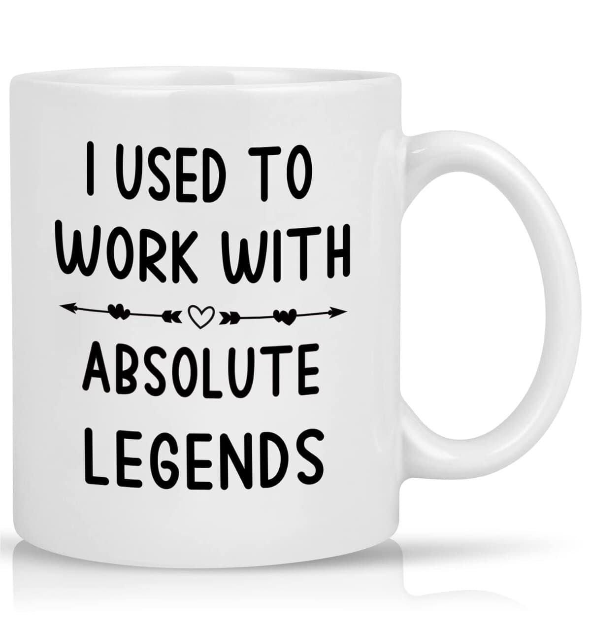 Leaving Gifts for Colleagues Coffee Mug, Retirement Gifts for Women Men Funny Leaving Mug for Coworkers - I Used to Work with - New Job Gifts, Leaving Presents, Good Luck Gifts, Going Away Mug 11oz