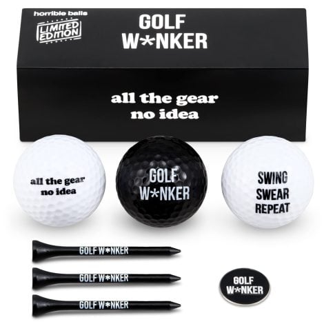 Awful Spheres Golf Comical Gift Sets  Amusing Prank Novelty Gift for Male Golf Enthusiasts