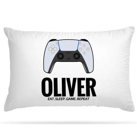 Customisable Gaming Pillowcase featuring 4 Unique Gamepad designs – Adorable Bedroom Decor presents for both boys and girls – Decorative Cushion Covers for Gaming Room.