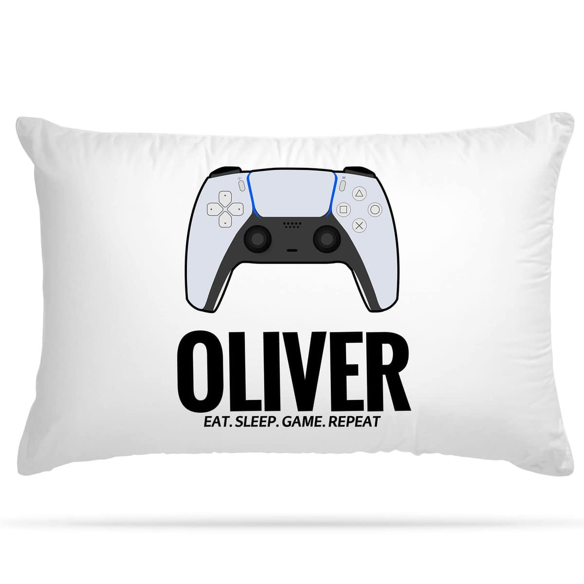 Personalised Gaming Pillow Case with 4 Different Controller Gamepad Design - Bedroom Accessories Cute Room Decor Gifts for Boys & Room Decor for Girls - Man Cave Cushion Covers (ControllerPSC)