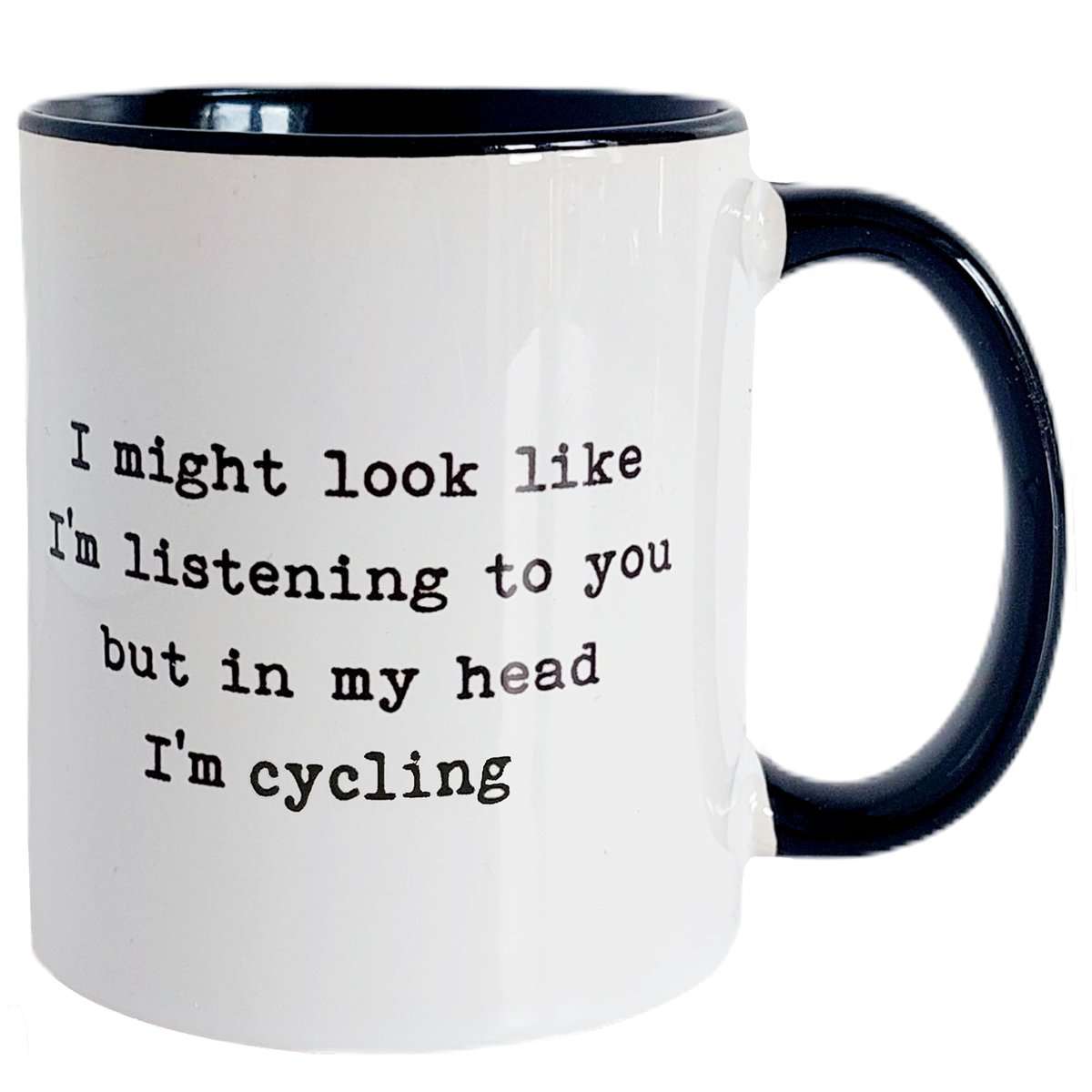 Cycling Gifts - Gifts for Cyclists - Funny Cycling Mug - Funny Cycling Gifts for Men - Unique Presents for Cyclists - Bike Gifts UK - 330ml Ceramic Mug