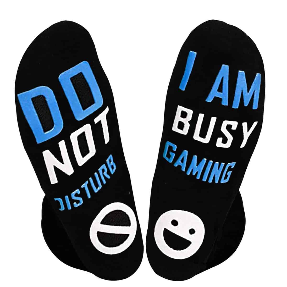 Zkxiyuan Do Not Disturb I'm Gaming Socks, Novelty Funny Gamer Gifts for Men Women Kids Teen Boys Son Boyfriend Husbands Dad Game Lover