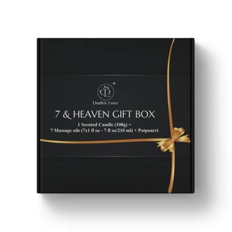 The ultimate gift set for relaxation and self-care, containing luxurious massage oils, scented candle, and potpourri.