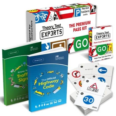 The Road Rules 2023 UK + Traffic Signs 2023 UK + 128 Flash Cards 2023 UK – Approved by Driving Instructors – Driving Test Gifts for 16-18 Year Olds.