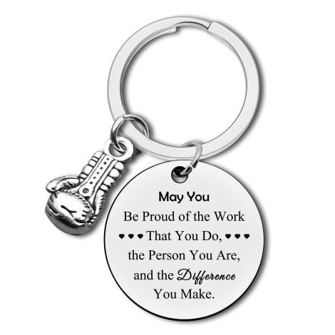 Keyring gift for boxing enthusiasts, coaches, coworkers or colleagues. Ideal for appreciation, thank you or farewell presents.