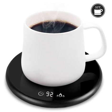 Coffee Cup Warmer – Intelligent Electric Mug Warmer with Touch Technology, Backlit Display, and Dual Temperature Settings