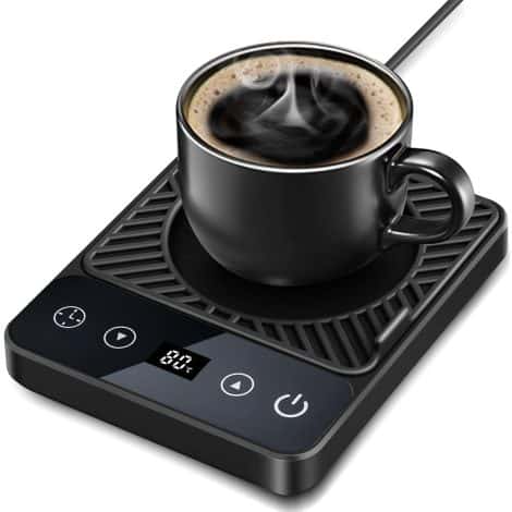 Smart Cup Warmer – High-tech Office and Home Beverage Warmer with LED Display and Adjustable Temperature.