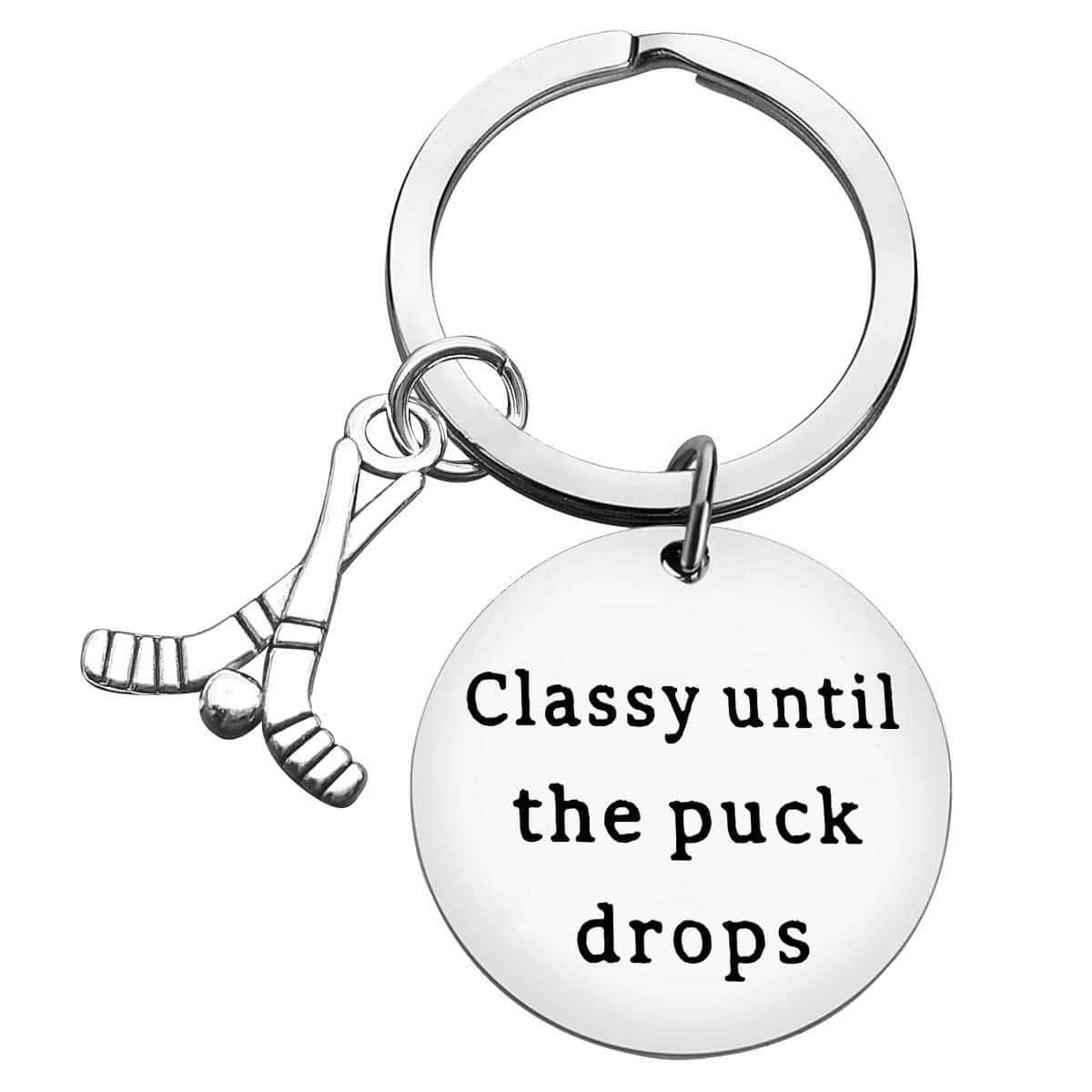 Ice Hockey Keychain Gifts for Hockey Coach or Player's Key Chain, Valentines Christmas Birthday Present for Daughter,Son,Teenager,Boys,Girls,Men,Women,Teammate Hockey Gifts for Hockey Players Gifts