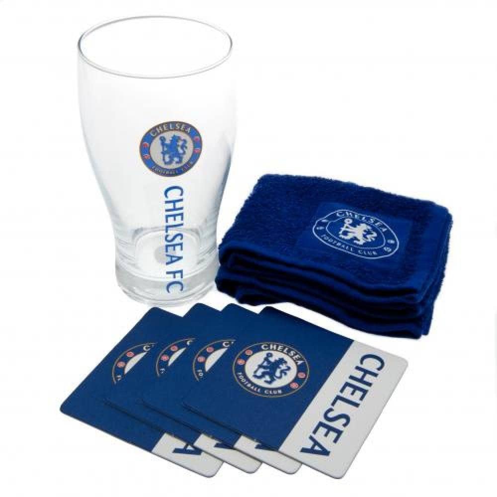 Chelsea FC Official Football Gift Mini Bar Set - A Great Christmas/Birthday Gift Idea For Men And Boys