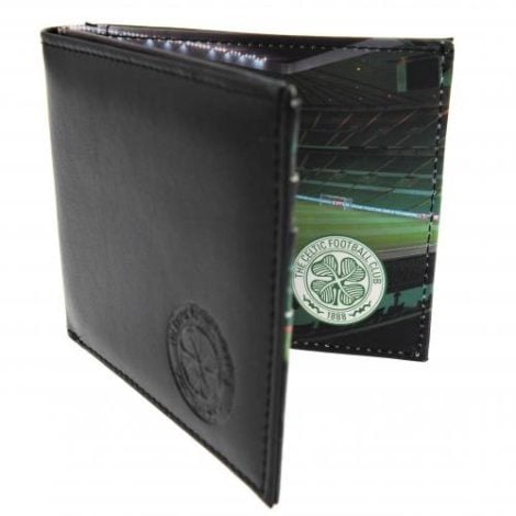 Celtic FC Official Football Gift Wide-view Leather Wallet – Ideal Christmas/Birthday Present for Men and Boys.