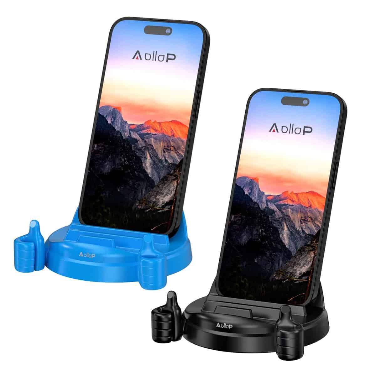 Aollop Thumbs Up Phone Stand for Desk Lazy Thumb Phone Holder, Stocking Fillers Xmas Gifts for Men Women Portable Cute Funny Novelty Gifts Cellphone Stand iPad Universal Desktop Phone Holder