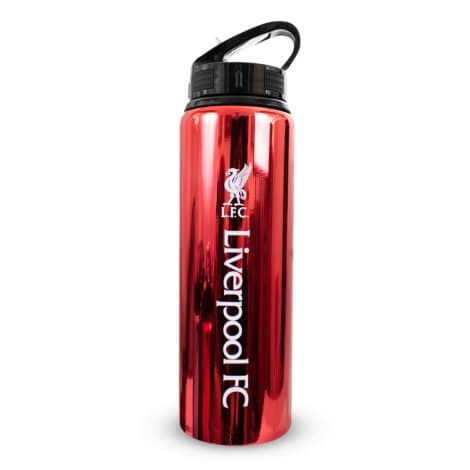 Hy-Pro Officially Licensed F.C 750ml Aluminium UV Bottle: Foldable Straw, Neochrome Finish, No Leaks, Lightweight