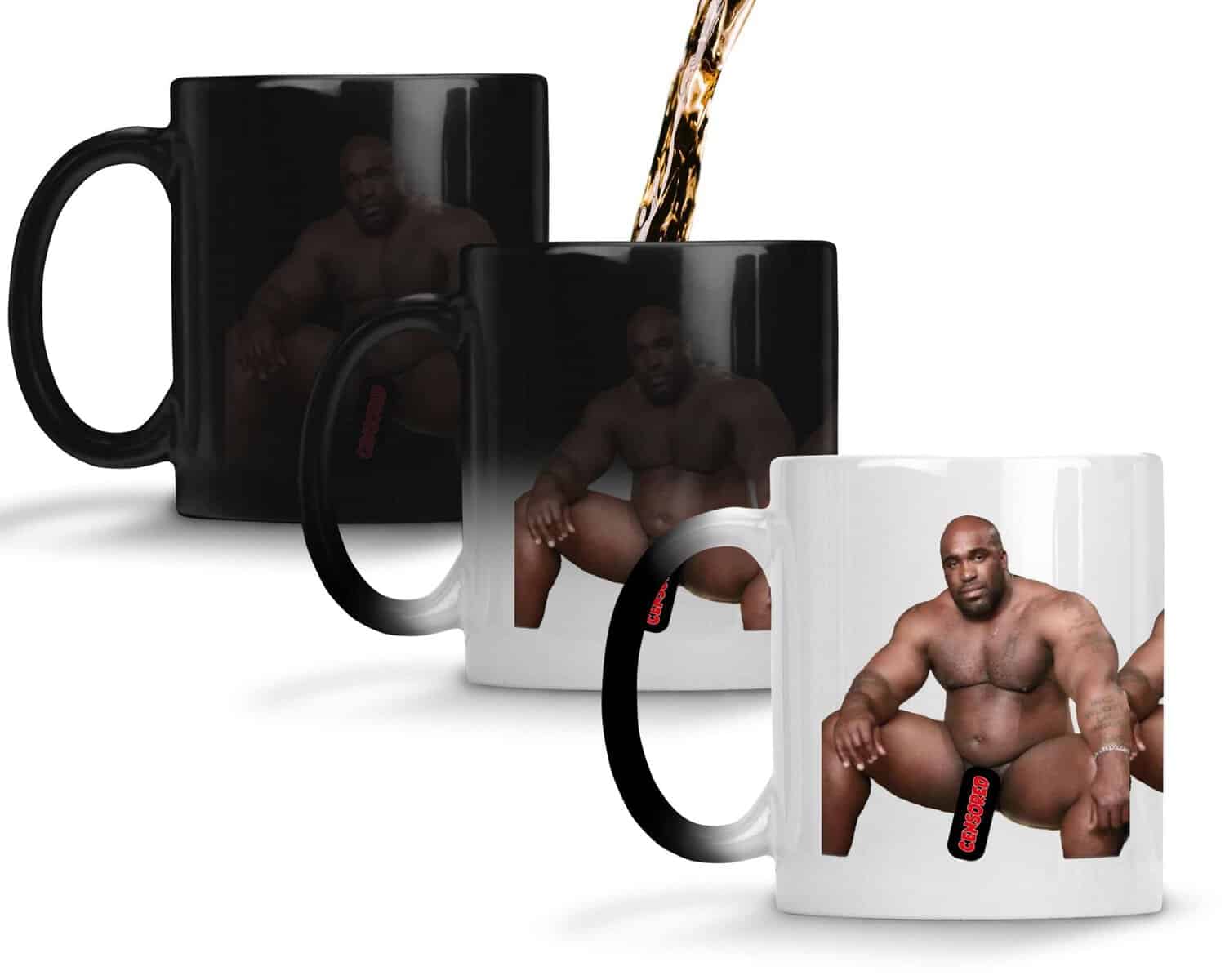 Barry Wood Heat Transition Mug - Meme Funny Rude Gifts Naughty Secret Santa Novelty Men Present Idea Birthday Christmas 11oz Ceramic Heavy Duty Handle (Colour Changing Prime)