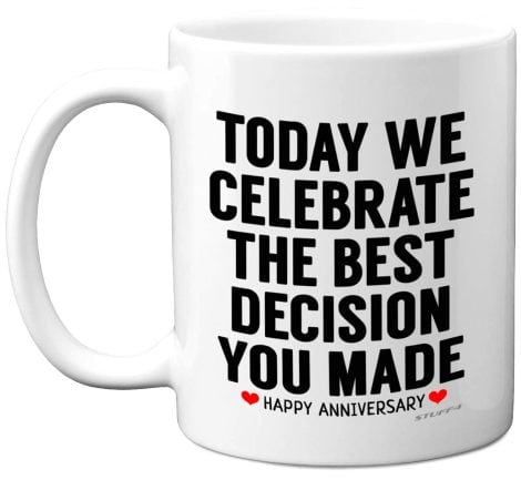 Funny 11oz ceramic mug, suitable as an anniversary, Christmas, Valentine’s, or birthday gift for him or her