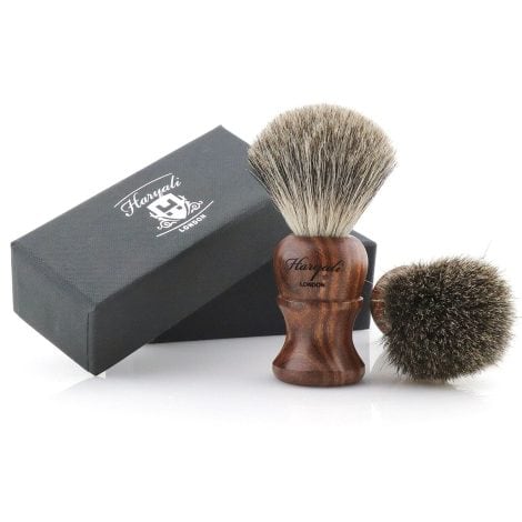 Haryali London Super Badger Hair Shaving Brush – Premium grooming tool for men, ideal for a flawless shave.