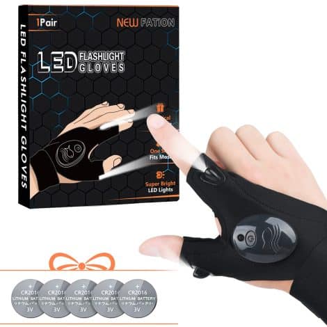 Presents For Gentlemen – Battery-powered Gloves With Illumination Devices For Gentlemen Trendy Devices Gifts For Him Male Gifts Xmas Sock Fillers For Gentlemen/Ladies Distinctive Gifts For Gentlemen Him Father Partner Who Possess All