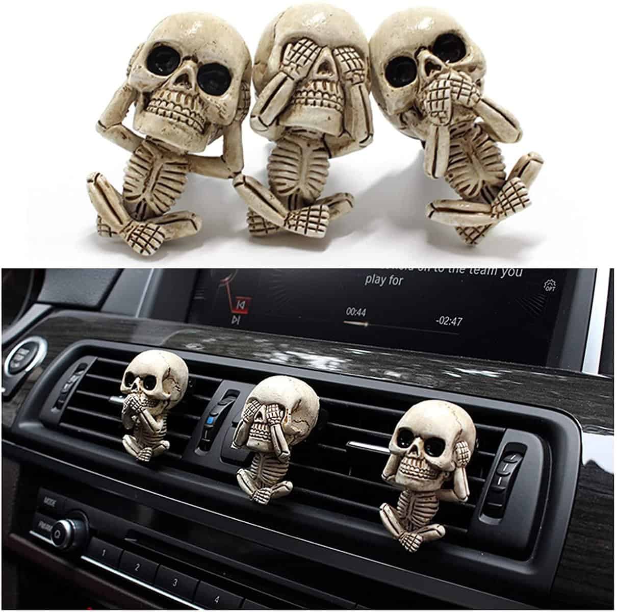 Cute Car Interior Accessories for Car Air Freshener Clips,Outlet Freshener Perfume Clip,Car Air Conditioner Vent Decorations,Offices Home Halloween Decor Christmas Gifts for Men/Women