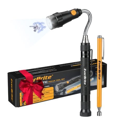 EverBrite Gifts for Men, a set of 2 magnetic retrieval tools with LED lights, perfect for birthdays and men who have everything.