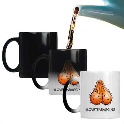 #LOVETEABAGGING Hilarious/Offensive Heat-Sensitive Chromatic Transforming Cup