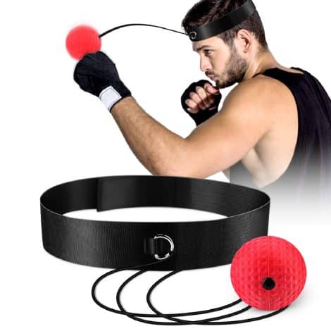 OOTO Enhanced Boxing Reflex Ball, Boxing Training Ball, Mma Speed Training suitable for Adults/Children – Top Boxing Gear for Training Focus, Dexterity, and Physical Conditioning.