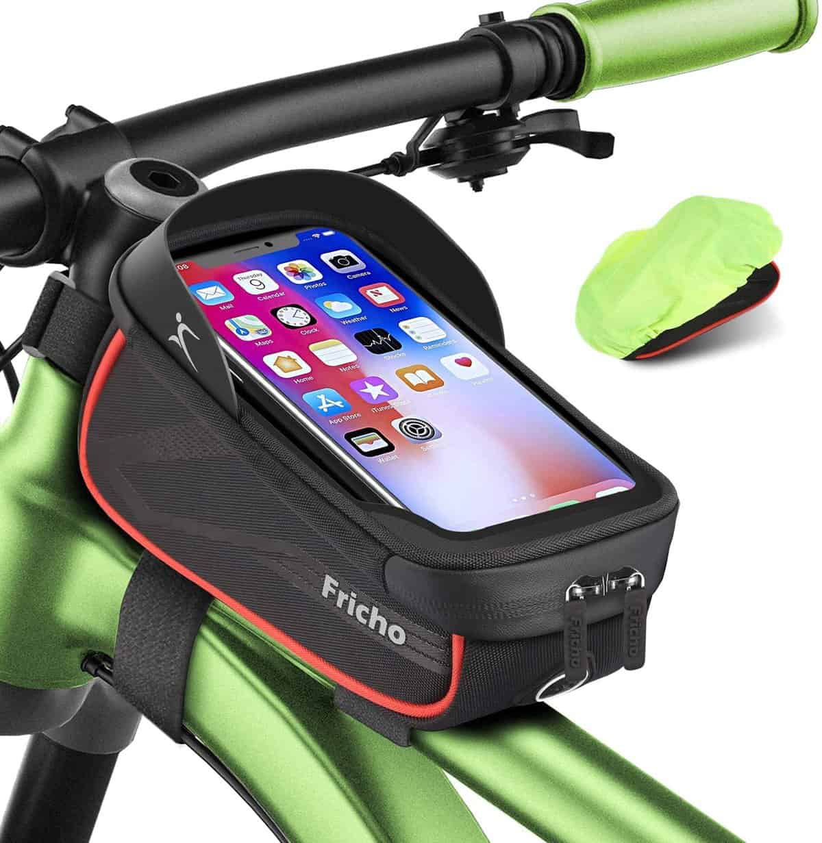 Fricho Mens Gifts for Christmas, Bike Frame Bag Waterproof, 6.5" Bicycle Accessories, Boys Cycling Gadgets, Anniversary Stocking Fillers for Him Husband, Dad Birthday Presents Set who Have Everything