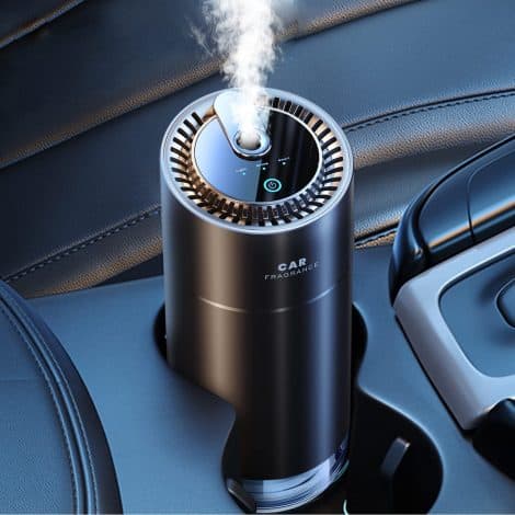 Ceeniu Car Air Fresheners offer long-lasting fragrance with an adjustable scent, plug-free design, and ultrasonic atomization technology.