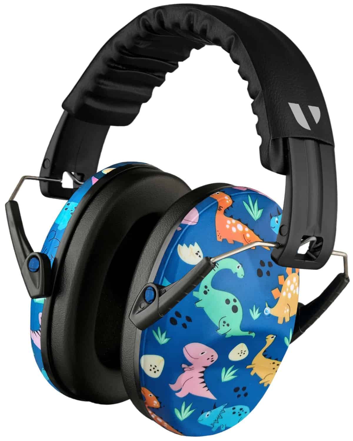 Kids Ear Defenders Children - Noise Cancelling Headphones Autism - Passive Sound Blocking Earmuffs - Kids Ear Protection Earmuffs for Toddlers & Children Age 3-16 Year Old - 20dB NNR (Dinosaur Club)