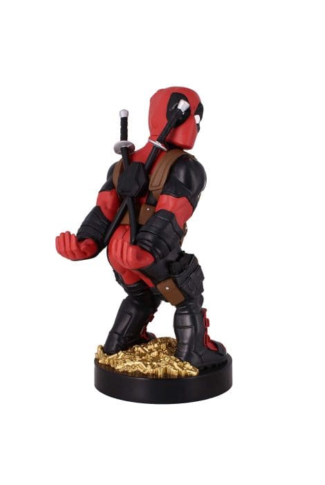 Cable Guys – Marvel Deadpool Phone Stand & Desk Organizer for Gaming Accessories, providing stability for phones, iPhones, Samsungs, and controllers.