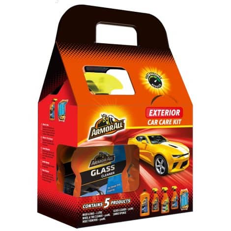 Car Cleaning Kit, Armor All, Accessory Present Bundle, Collection including 5 Automotive Products.