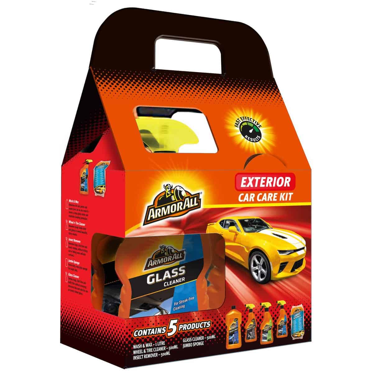 Car Cleaning Kit, Armor All, Accessory Gift Set, Set of 5 Products