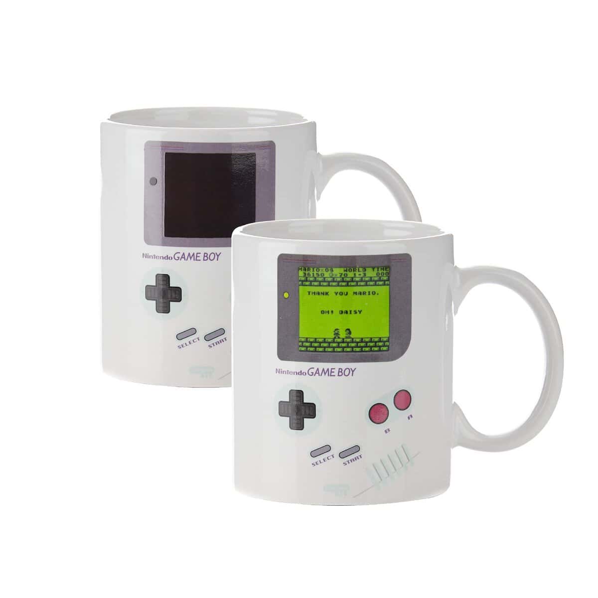 Paladone Game Boy Heat Changing Coffee Mug - For Gamers and Coffee Enthusiasts. 10 ounces