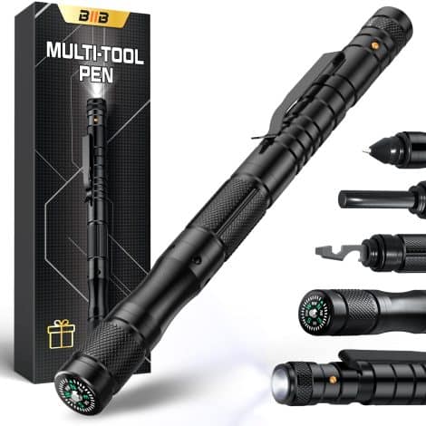 BIIB Gifts for Men – a versatile pen with an LED, perfect for dads, campers, and gifting occasions.