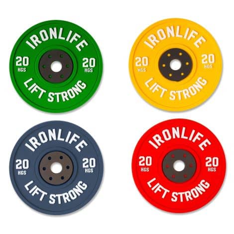 Weight Plate Coasters: Drink Coasters Set (4) with Soft PVC Finish, Resembling Gym Weight Plates, Hilarious Gym-themed Gift for Both Genders.