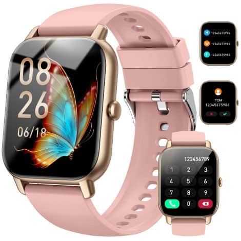 Intelligent Timepiece: Call Function and Compatibility, 1.85″ Wristwatch for Both Genders, Health Monitor and Sport Tracker.