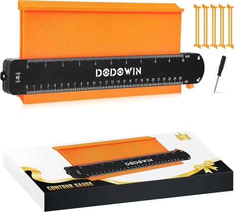 DODOWIN Christmas presents for fathers, dads, and men; a 10″ contour gauge duplicator for woodworking and cutting tasks. Suitable for husband’s birthday or anniversary gifts, and stocking fillers for grandads.