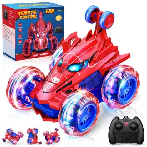 HappyGoLucky Remote Control Cars for children aged 3-12, including monster trucks; a perfect Christmas gift for boys.