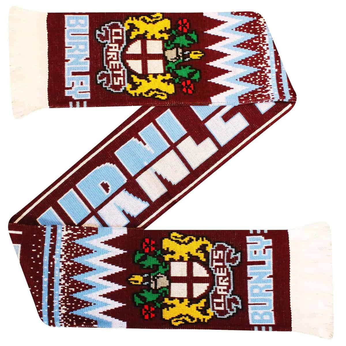 BURNLEY Football Fans Scarf (100% Acrylic)