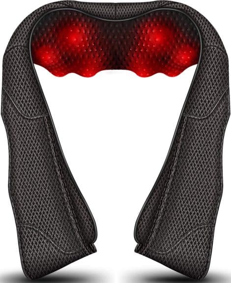 Brown Back Massager with Heat, Neck Massager Gift Set for Men, Women, Parents  Shiatsu Massage Pillow for Shoulders, Lower Back, Calf, Legs  Shoulder Massager Surprise for Spouse.