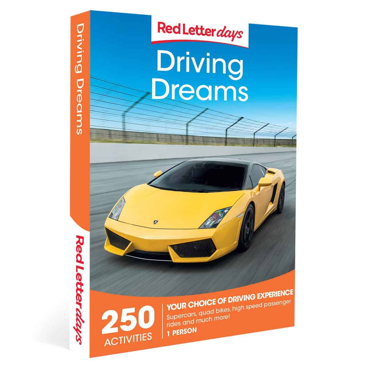 Red Letter Days Driving Dreams Gift Voucher  250 exhilarating driving experiences