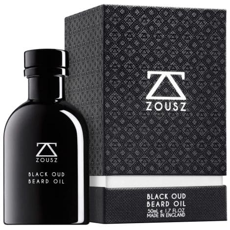 ZOUSZ Beard Oil for Gents – Scented with Black Oud & Sandalwood, Promotes Growth & Nourishes Beard with Natural Oils.