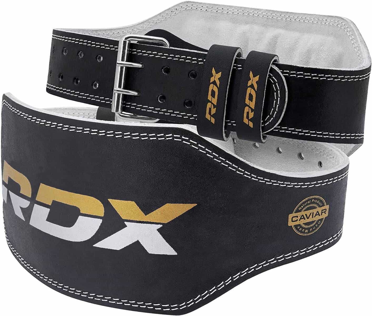 RDX Weight Lifting Belt for Fitness Gym Adjustable Leather Belt 6" Padded Lumbar Back Support Great for Bodybuilding, Powerlifting, Deadlifts Men Workout, Squats Exercise