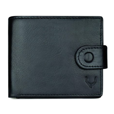 Black Wallet by Pelle Toro: Handcrafted All-in-One Men’s Wallet with RFID Blocking, Coin Pocket, 8 Card Slots, and Zip Section. Presented in a Wooden Gift Box.