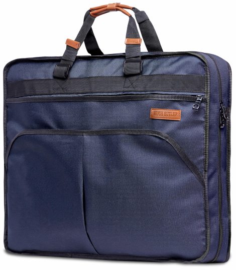 HUGH BUTLER Suit Carrier, Navy Blue, a versatile and compact bag for professionals traveling with suits and garments.