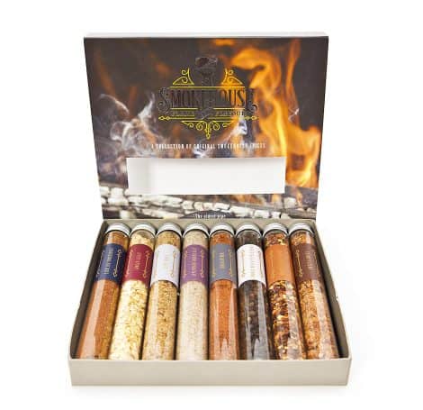 Eat.Art BBQ Rub Set – 8 Smoked Spice Selection Box – Unique Fathers Day Cooking Gifts – For Foodies Smokey Sunday Roast.